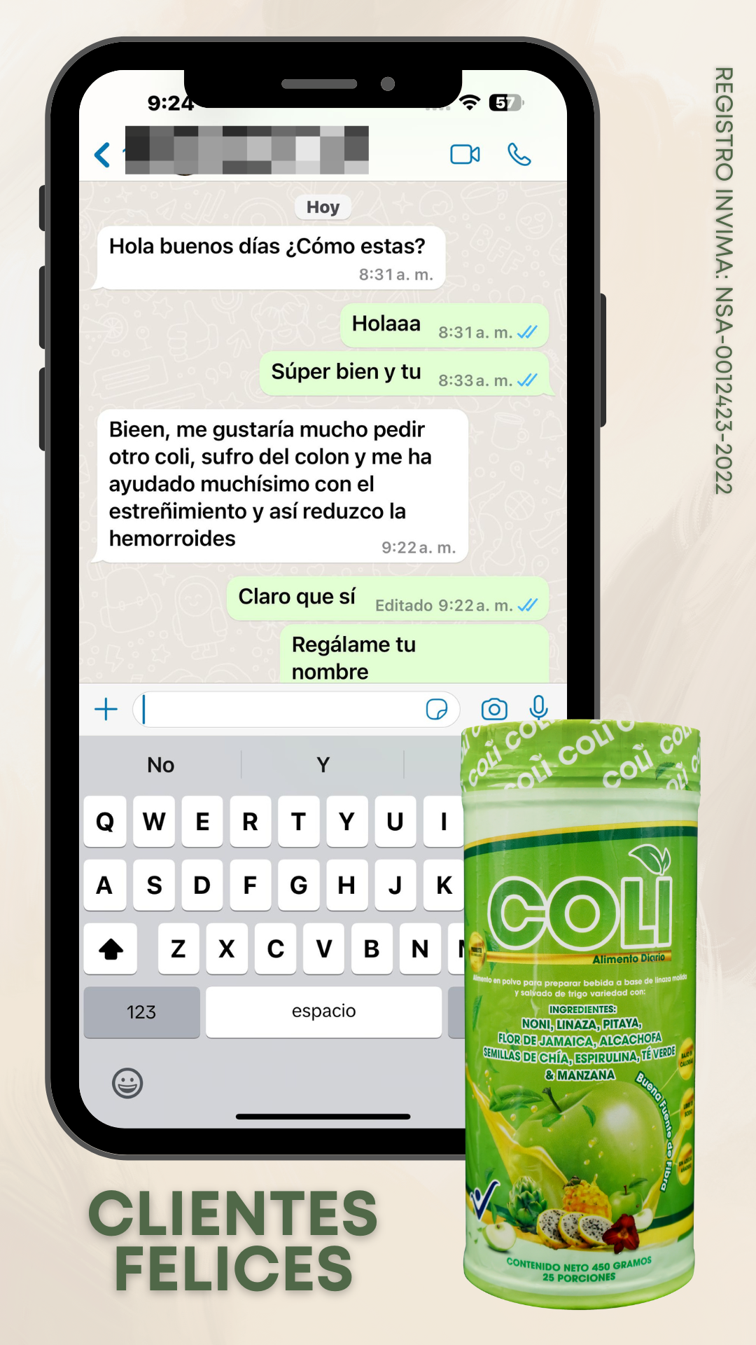 Coli plus Alimento diario 🍏