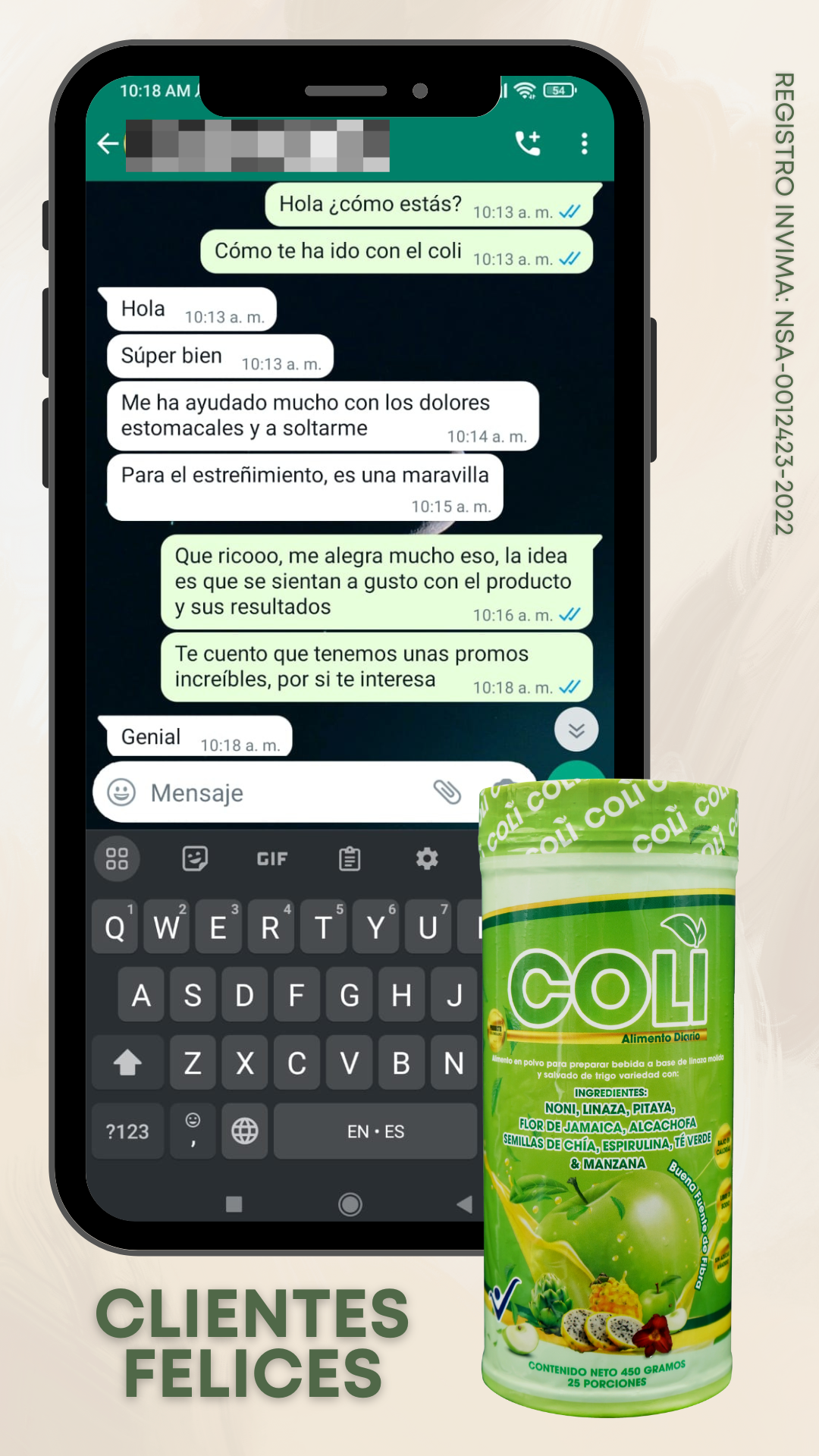 Coli plus Alimento diario 🍏