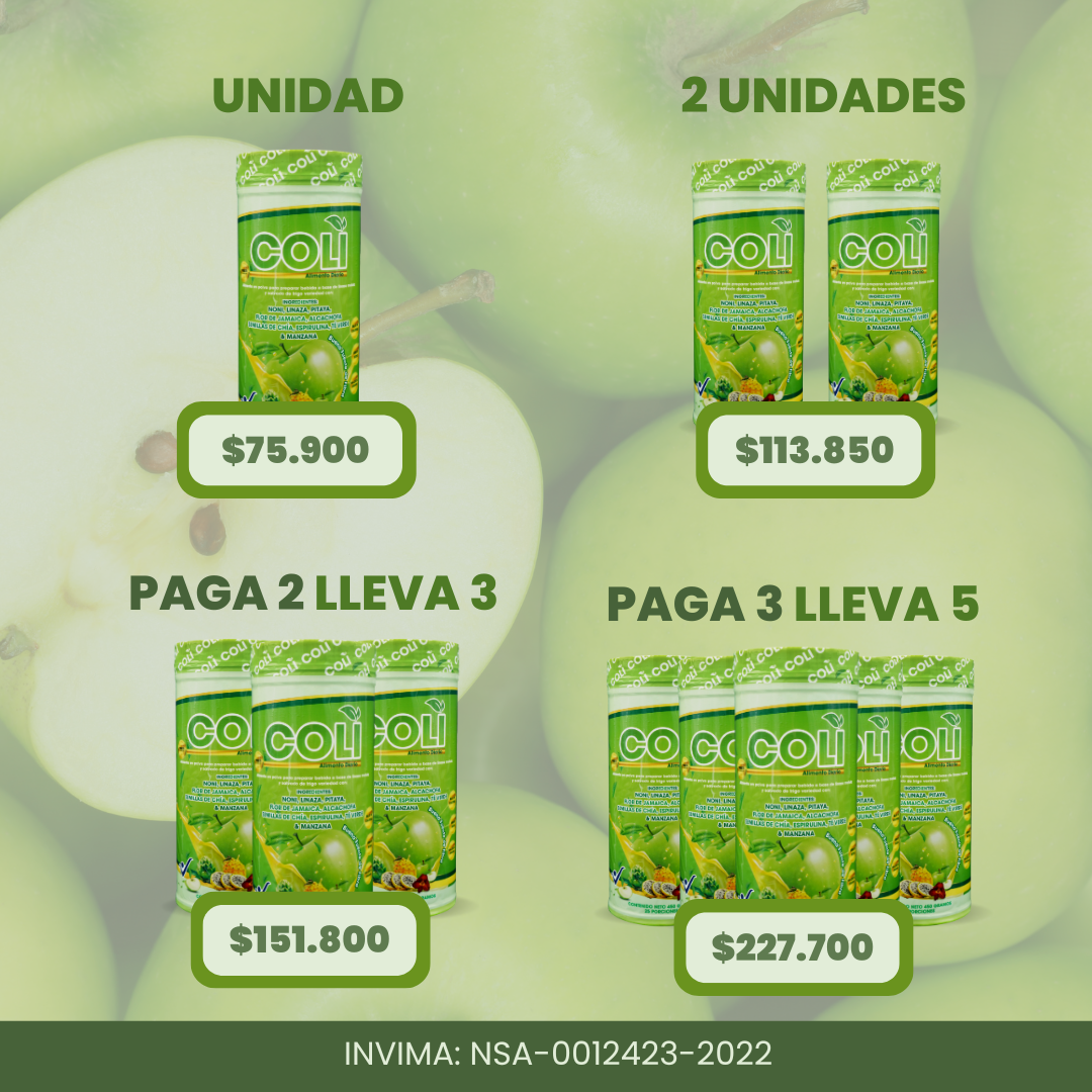 Coli plus Alimento diario 🍏